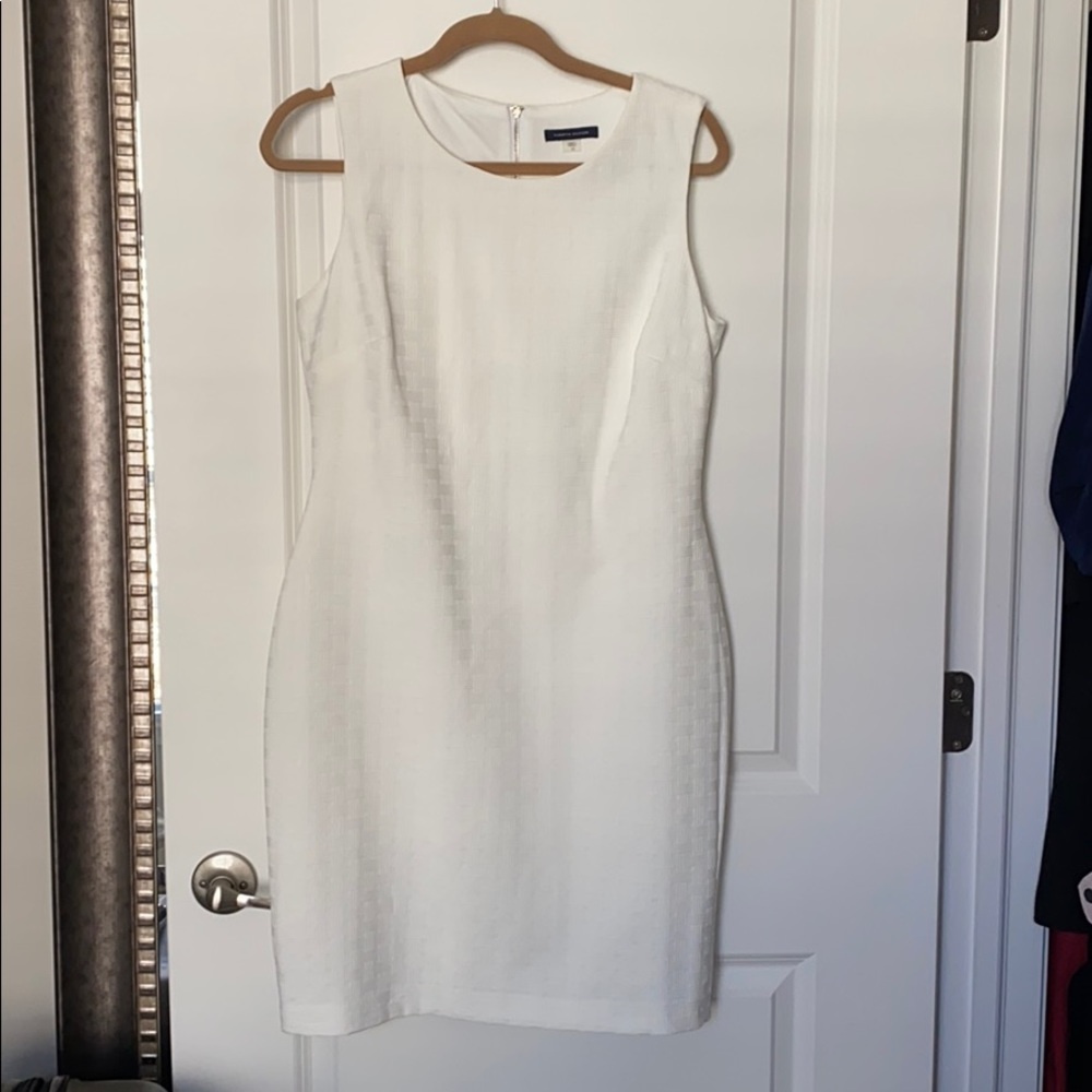 White Tommy Hilfiger dress.